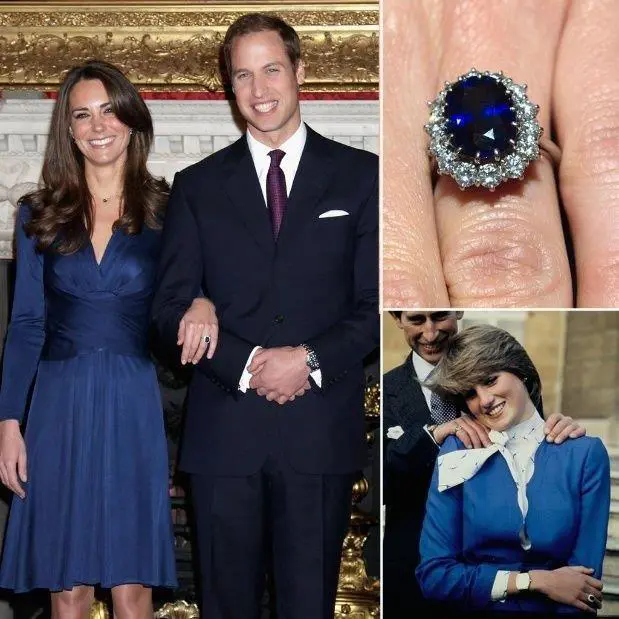 William le dio a Kate el anillo de compromiso de su madre.